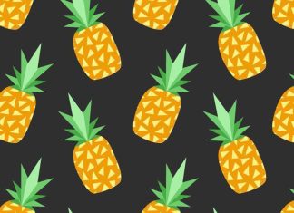 Cute Pineapple Backgrounds for iPhone.