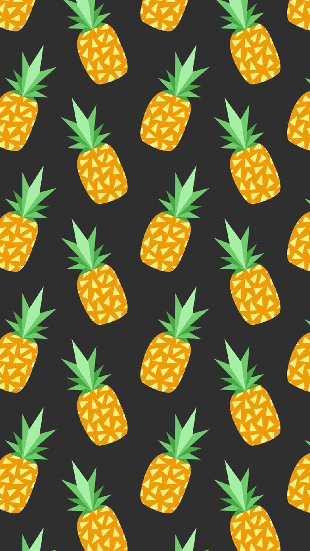 Cute Pineapple Fabric Wallpaper and Home Decor  Spoonflower