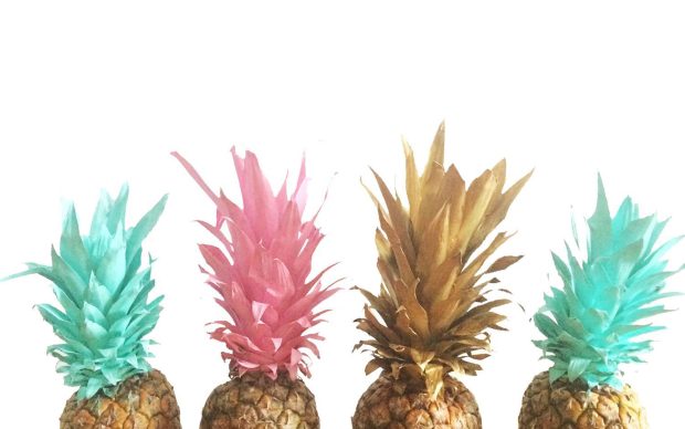 Cute Pineapple Wallpaper.