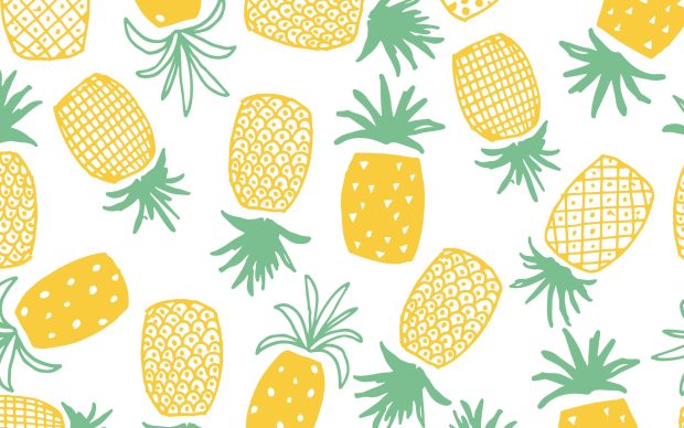 Cute Pineapple Wallpaper HD.