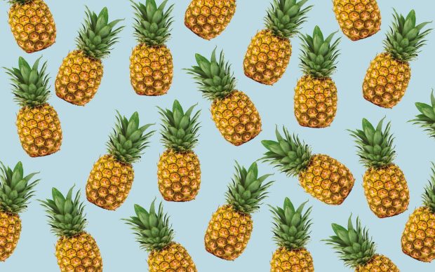 Cute Pineapple Wallpaper for PC.