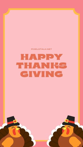 Cute Pink Thanksgiving wallpaper.