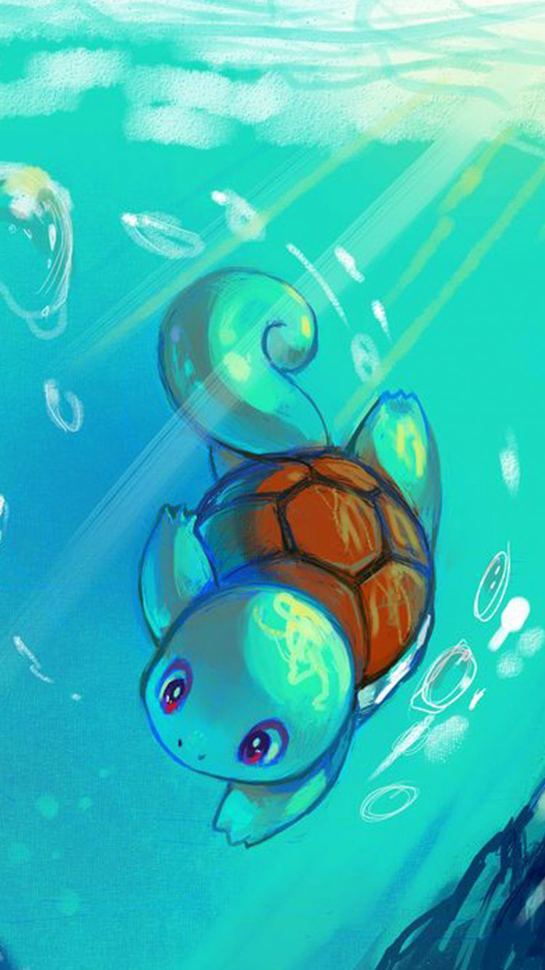 Water Themed Pokemon Phone Wallpaper by ProfDrSchande on Newgrounds