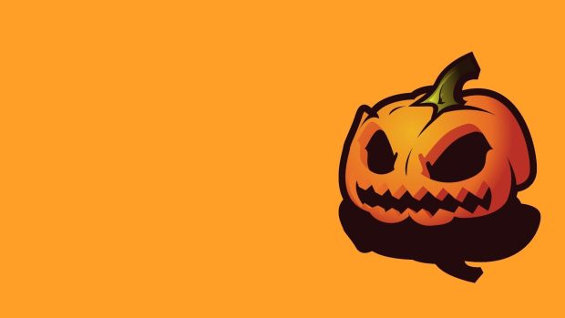 Cute Pumpkin 4K Wallpaper.