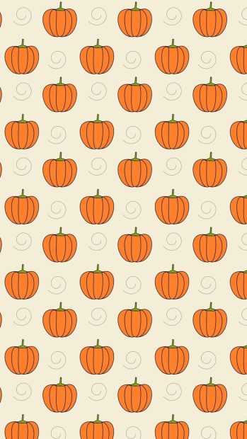 Cute Pumpkin Backgrounds for iPhone.