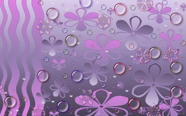 Cute Purple Wallpaper for Desktop.