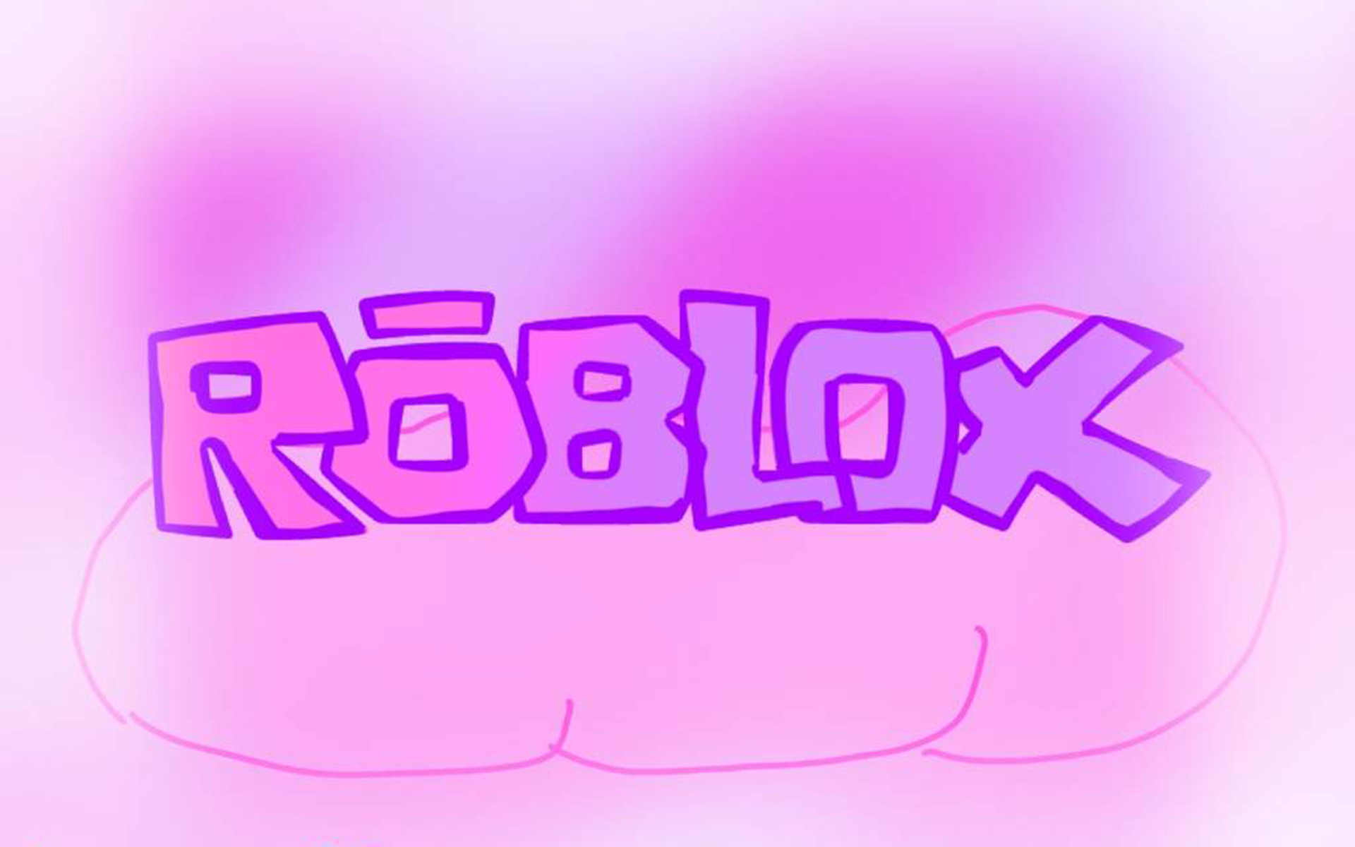 Розовый roblox