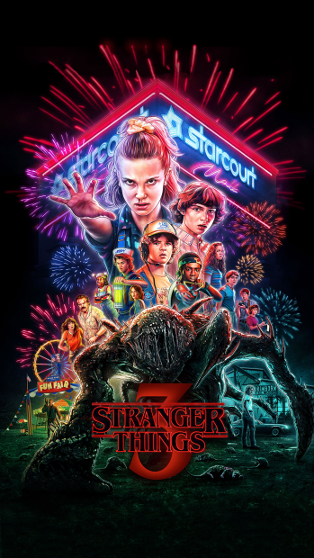 Cute Stranger Things iPhone Wallpaper HD Free download.