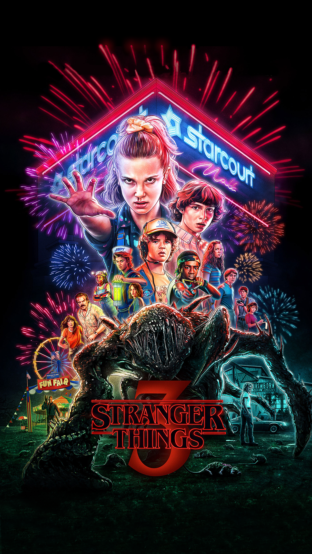 The Nostalgic and Mysterious Charm of Stranger Things iPhone Wallpapers