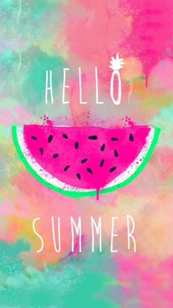 Cute Summer iPhone HD Wallpaper Free download.