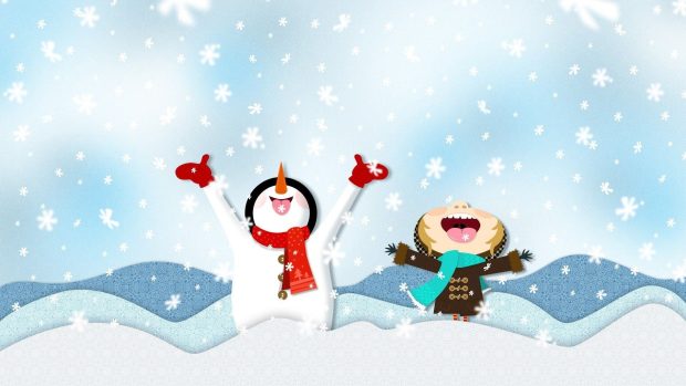 Cute Winter Backgrounds HD for Windows.