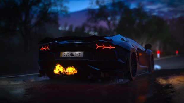Dark 4K Lamborghini Wallpaper HD.