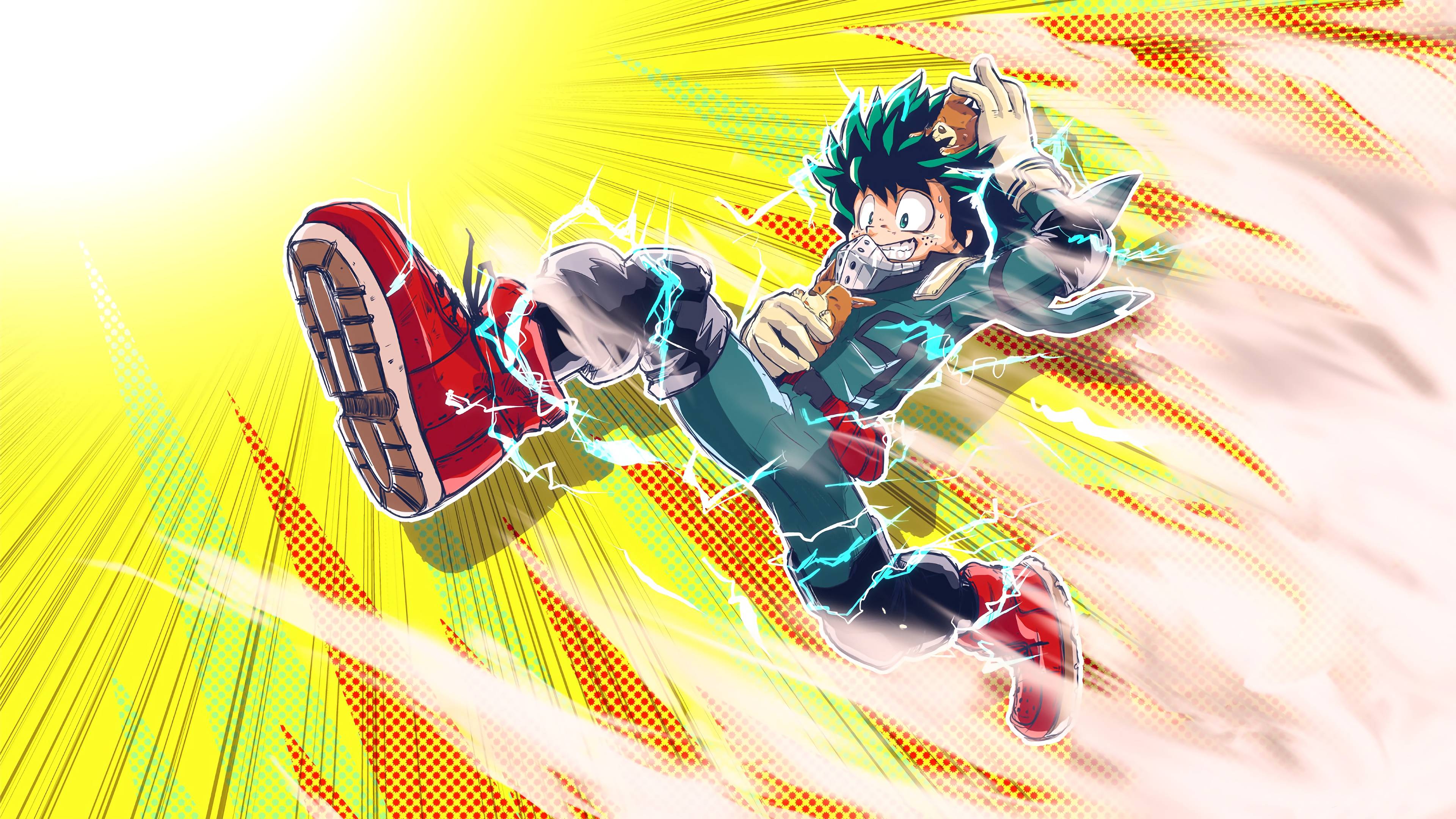 I colored and made a wallpaper of Midoriya from chap 310   rBokuNoHeroAcademia