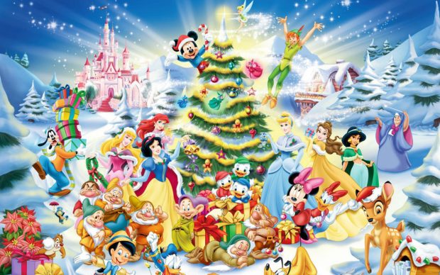 Disney Christmas HD Wallpaper Computer.