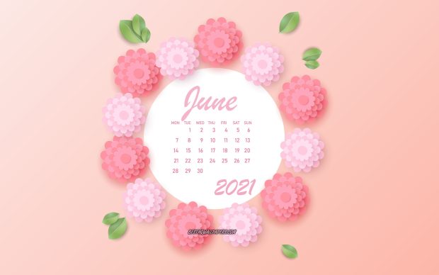 Download Free June 2021 Calendar 4K.