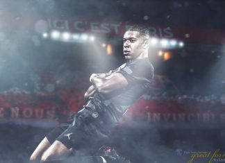 Download Mbappe PSG FC HD Wallpaper.