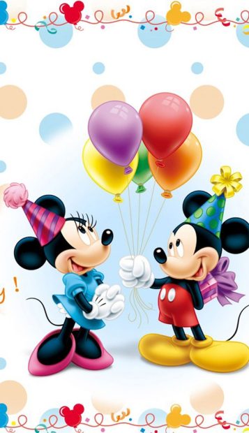 Download Mickey Mouse Birthday Wallpaper HD.