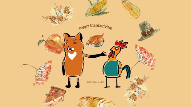 Download Thanksgiving funny wallpaper Free.