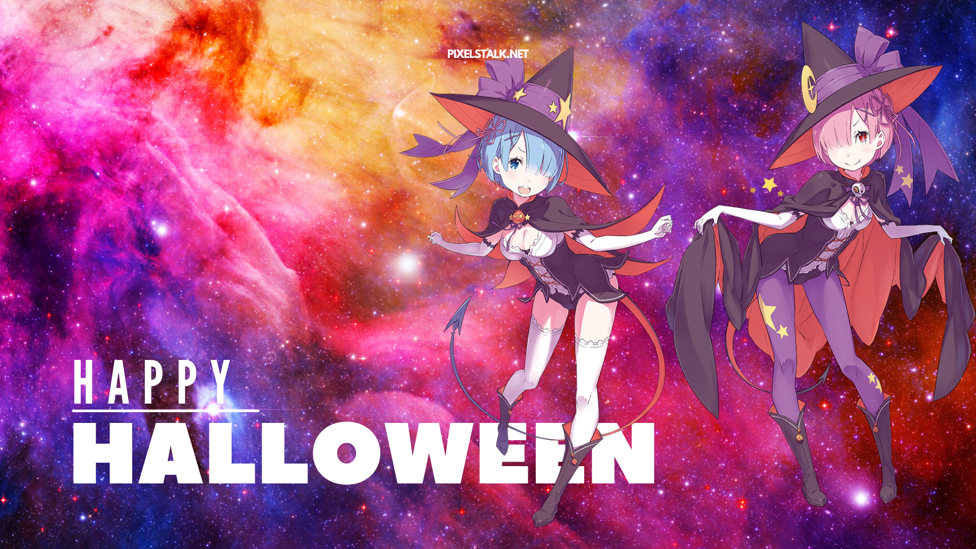 Wallpaper ID 165741  anime manga anime girls simple background  minimalism sitting looking at viewer orange Halloween candy tights  nekomimi cat ears heels free download