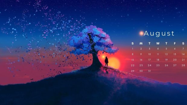 Free Download August Wallpaper 2021.