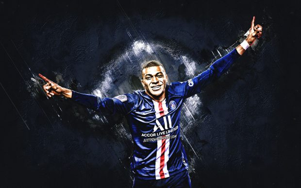 Free Download Mbappe PSG HD Wallpaper.