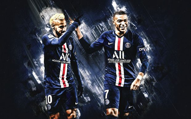 Free Download Neymar and Mbappe Desktop HD Wallpaper 4.