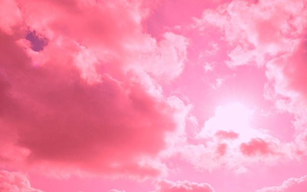 Free download Aesthetic Pink Cloud Wallpaper HD.