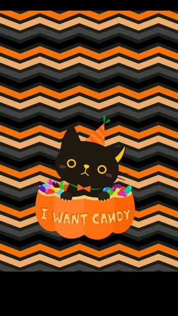 Free download Cute Halloween iPhone Backgrounds.