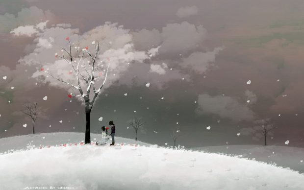 Free download Cute Winter Wallpaper HD.
