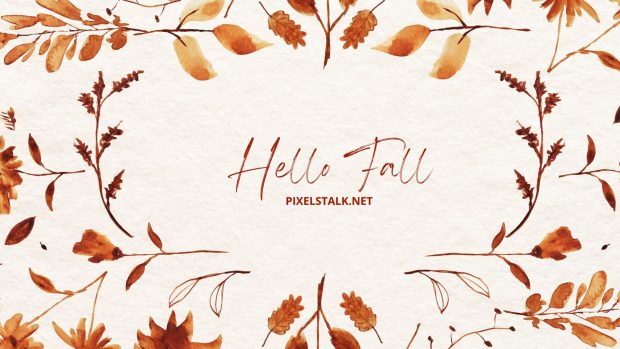 Free download Hello Fall Wallpaper HD.