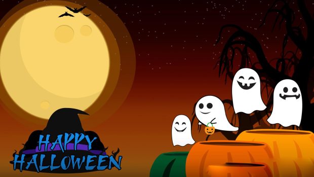 Free download Kids Halloween Wallpaper HD.