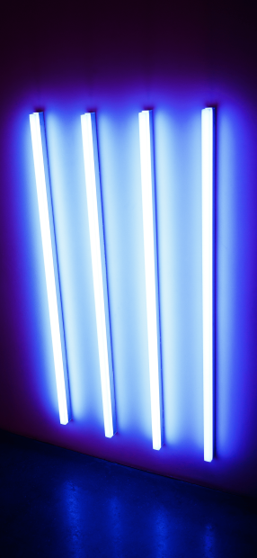 Free download Neon Blue Aesthetic Wallpaper HD.
