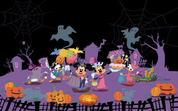 Free download Purple Halloween Wallpaper HD.
