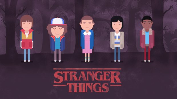 Free download Stranger Things Aesthetic Wallpaper HD.