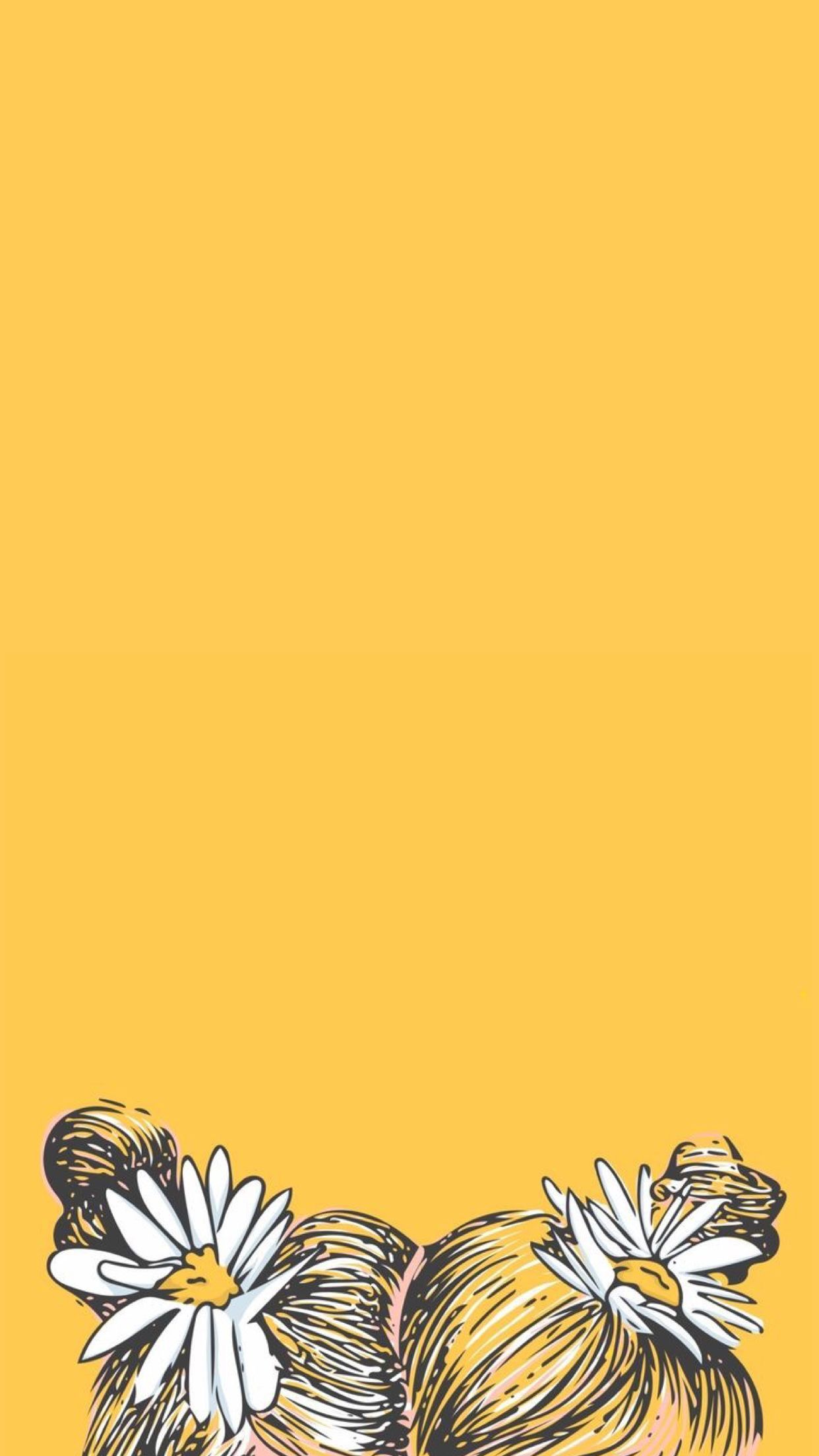 40 Yellow Aesthetic Wallpaper Options For iPhone 