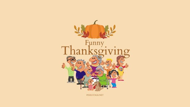 Funny Thanksgiving wallpaper.