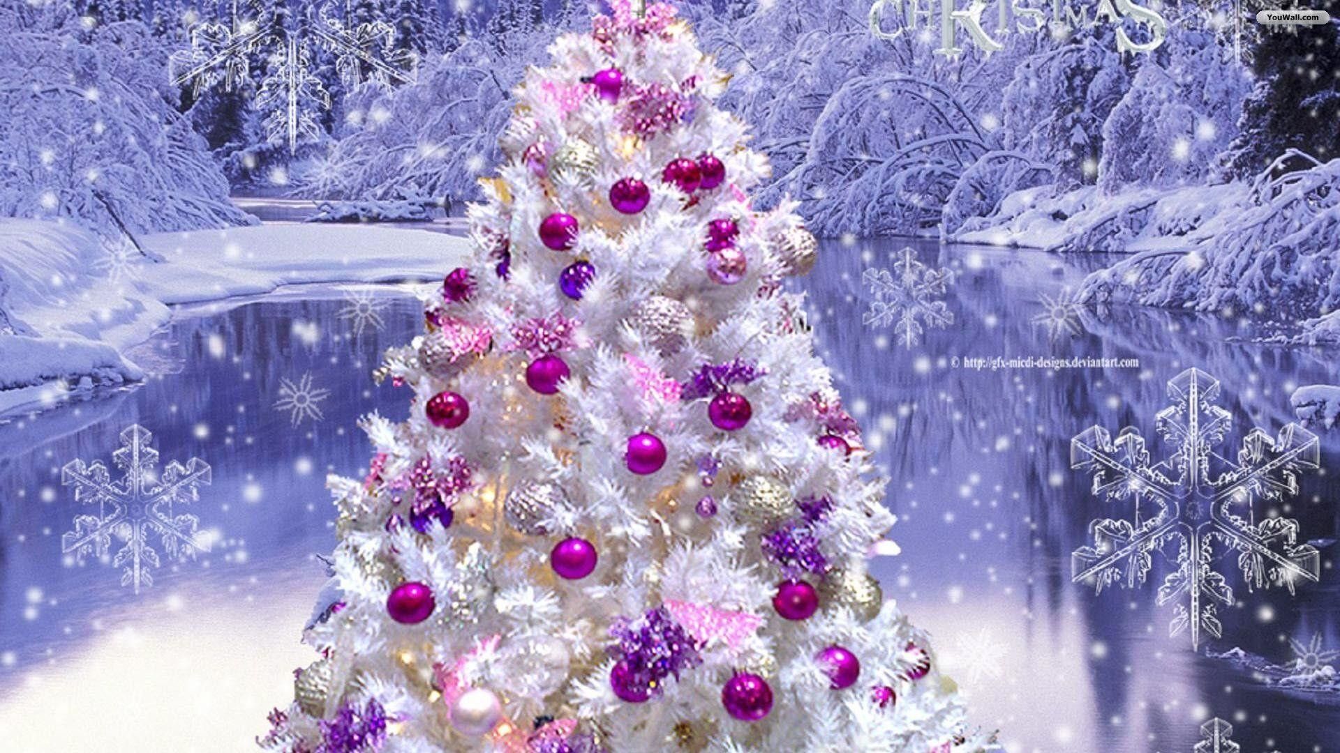 Free Christmas Wallpaper Aesthetic 2023 Hd Purple Color  TOPpng