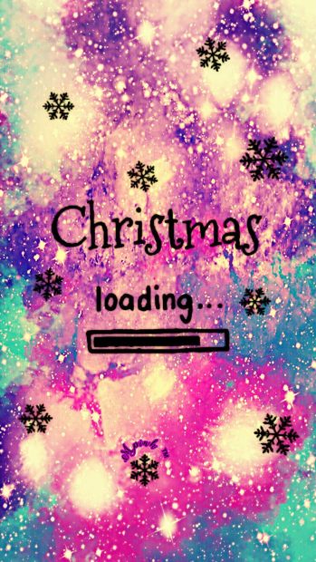 Girly Christmas Wallpaper for Android.