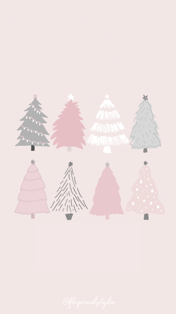 Girly Christmas Wallpaper for Mobile.