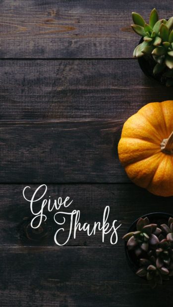 Give Thanks Pumpkin wallpaper.