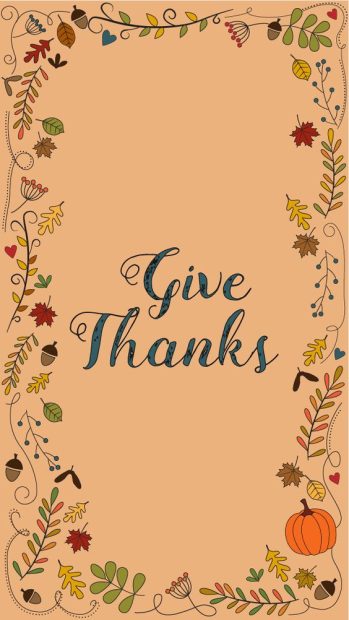 Give Thanks wallpaper for Thanksgiving.