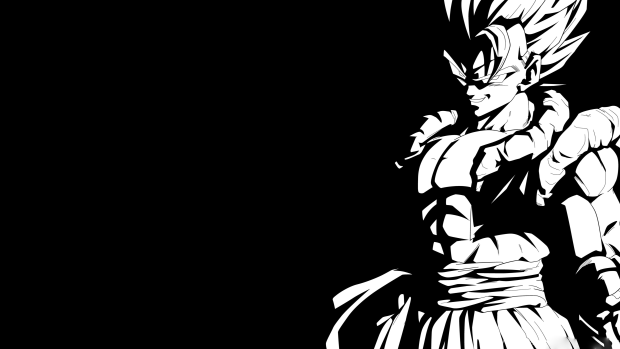 Goku Black and White 4K Wallpaper HD.