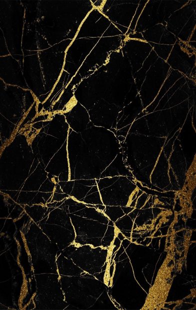 Gold Black marble wallpaper image.