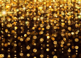 Gold and Black Desktop Wallpaper.
