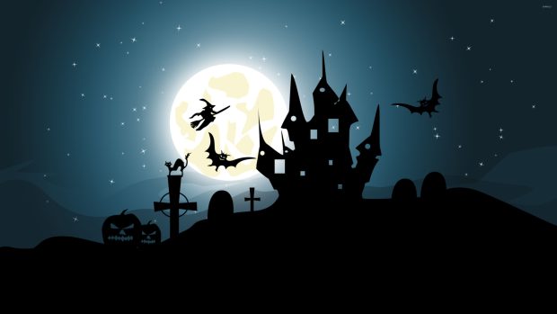 Graveyard Halloween Backgrounds HD.