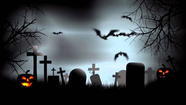 Graveyard Halloween Backgrounds HD Free download.