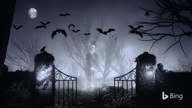 Graveyard Halloween HD Backgrounds Computer.