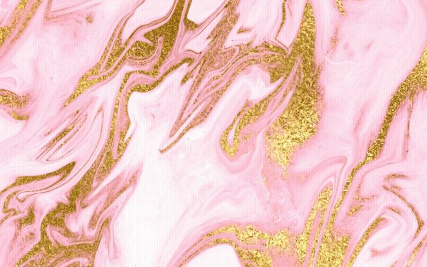 HD Backgrounds Aesthetic Rose Gold Marble.