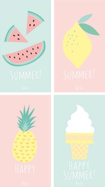 HD Wallpaper Cute Summer iPhone.