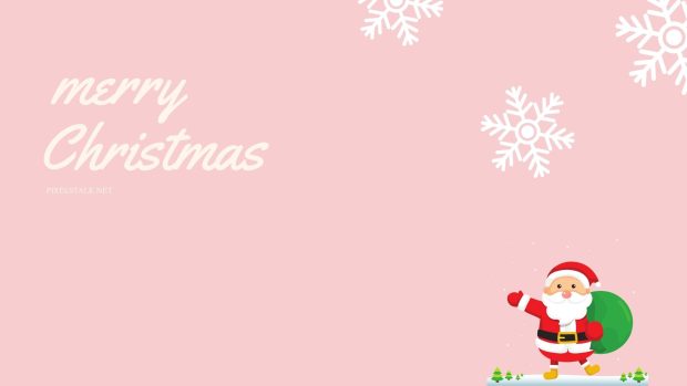 HD Wallpaper Pink Christmas.